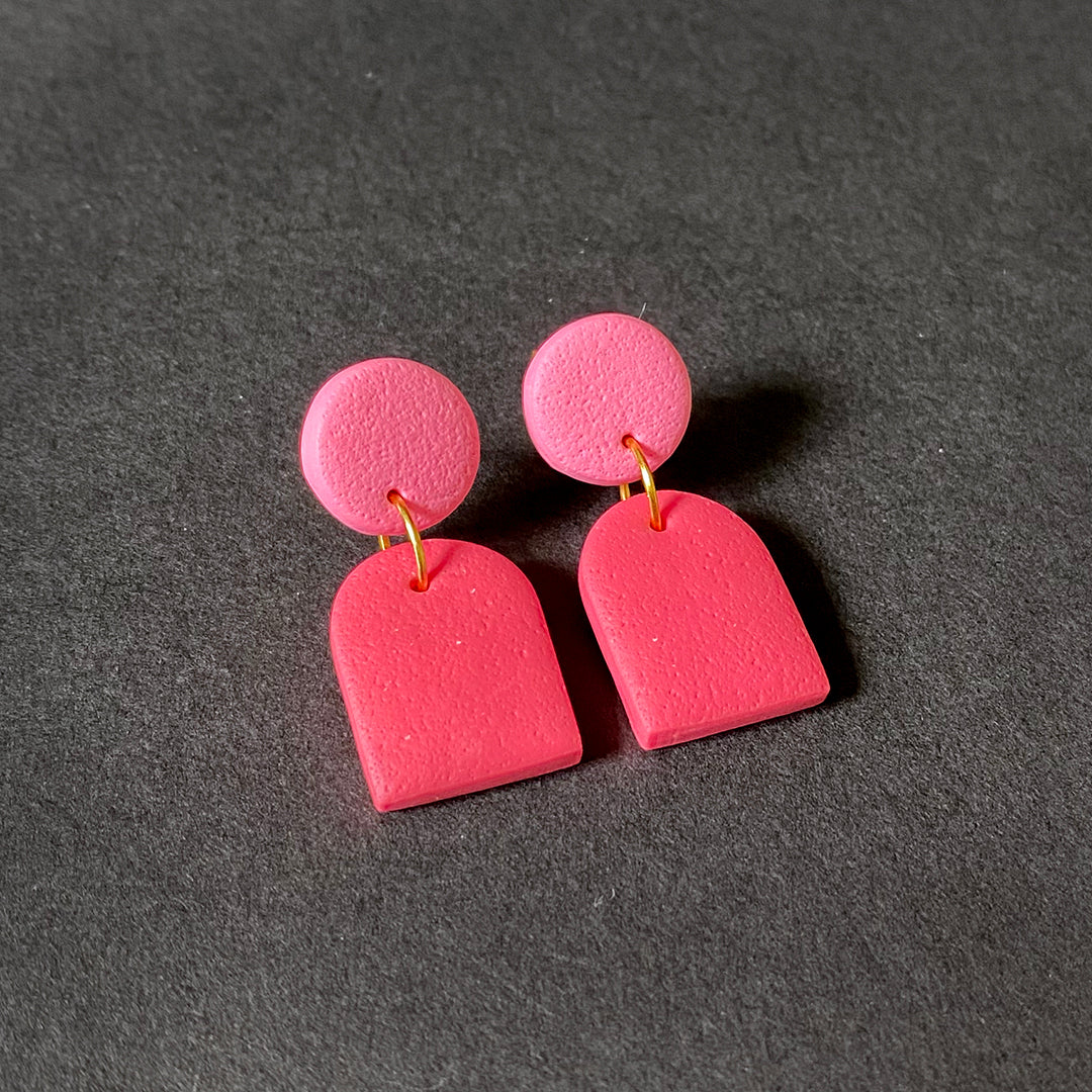 Polymer clay earrings - Windows - Freddy's Designs